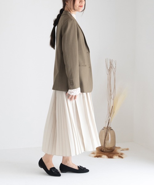 JELLY BEANS（ジェリービーンズ）の「ツイストリボンオペラデザインパンプス(215-57179)JELLY BEANS(ジェリービーンズ)（パンプス・レディース・チェック/ブラック/ネイビー・24.5/24/23.5/23/22.5）」の15枚目の写真