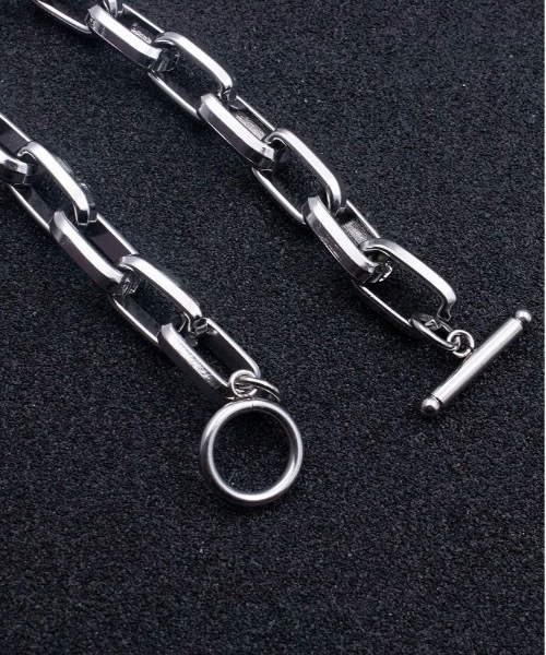Burner（バーナー）の「【OKUOKU　0909】スクエアチェーンブレスレット ruf-brac-2-16（ブレスレット・メンズ・シルバー系その他/シルバー系その他3/シルバー系その他2・23cm/21cm/18cm）」の11枚目の写真