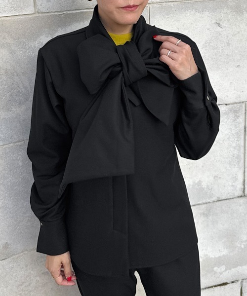 新品・M・JENNE・ブラウス見えジャケット 日本製ブラウス見えジャケット（吸湿発熱生地）（その他アウター