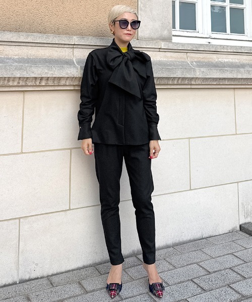 新品・M・JENNE・ブラウス見えジャケット 日本製ブラウス見えジャケット（吸湿発熱生地）（その他アウター