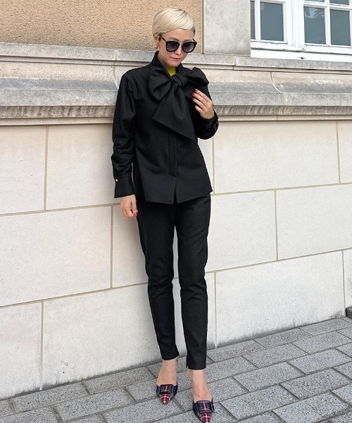 新品・M・JENNE・ブラウス見えジャケット 日本製ブラウス見えジャケット（吸湿発熱生地）（その他アウター