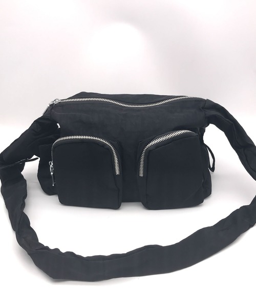 Futier land（フューティアランド）の「マルチポケットバッグ　ショルダーバッグ　アジャスター付き（ショルダーバッグ・レディース・アイボリー/ブラック・FREE）」の13枚目の写真