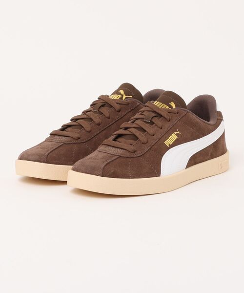 Puma ブラウン スエード スニーカー PUMA プーマ PUMA CLUB 2 メンズスニーカー スエード レザー