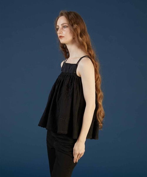 セール】【crinkle crinkle crinkle】hand embroidery 2way mini skirt