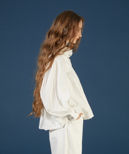 セール】【crinkle crinkle crinkle】hand embroidery 2way mini skirt