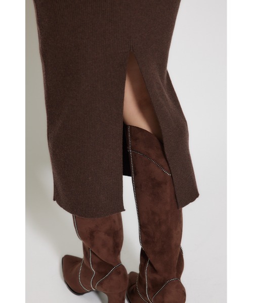 rienda（リエンダ）の「many wayワンショルニットワンピース 秋服 冬服（ワンピース・レディース・ライトブラック/ダークブラウン/ライトベージュ/ライトブルー・FREE）」の19枚目の写真