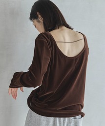 バックオープンフロッキーシアーロンTee
