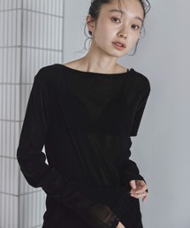 バックオープンフロッキーシアーロンTee