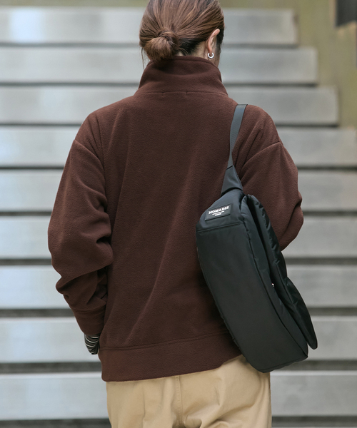 JOURNAL STANDARD（ジャーナルスタンダード）の「フリースダブルジップブルゾン（ブルゾン・レディース・ネイビー/ブラウン・FREE）」の17枚目の写真