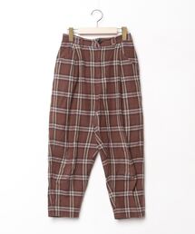 ブランド古着】パンツ（ブラウン/茶色系・チェック柄）古着通販