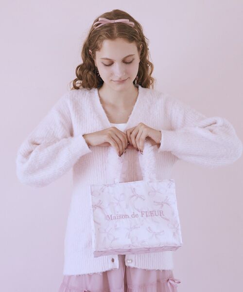 ピンクマニアフリルスクエアトートSバッグ（トートバッグ）｜Maison de