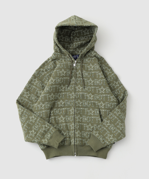 BoTT / ボット BONES ZIP HOODIE（パーカー）｜BOTT（ボット）の