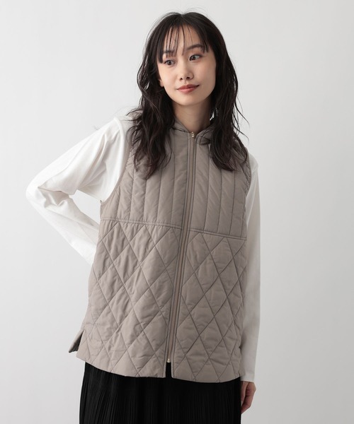 FOUND GOOD(ファウンドグッド)の「エアサーマルライナーベスト(ベスト・レディース・ブラウン系3/ブラック・M/L/S)」の1枚目の写真