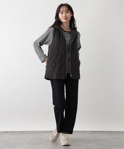 FOUND GOOD(ファウンドグッド)の「エアサーマルライナーベスト(ベスト・レディース・ブラウン系3/ブラック・M/L/S)」の3枚目の写真