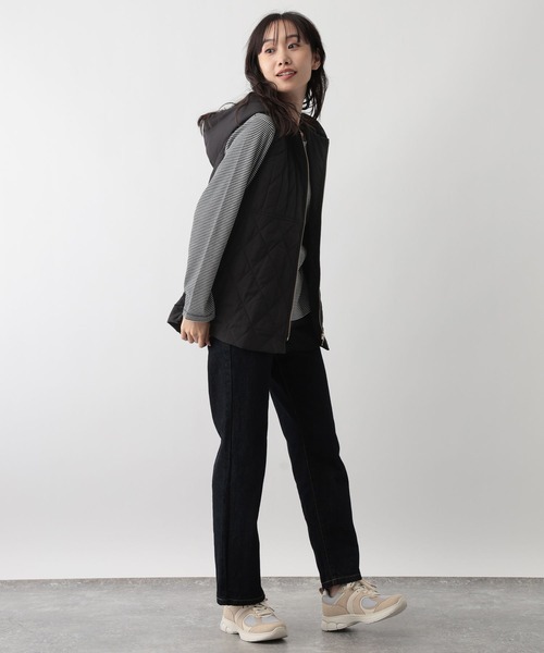 FOUND GOOD(ファウンドグッド)の「エアサーマルライナーベスト(ベスト・レディース・ブラウン系3/ブラック・M/L/S)」の4枚目の写真