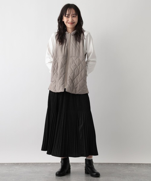 FOUND GOOD(ファウンドグッド)の「エアサーマルライナーベスト(ベスト・レディース・ブラウン系3/ブラック・M/L/S)」の7枚目の写真