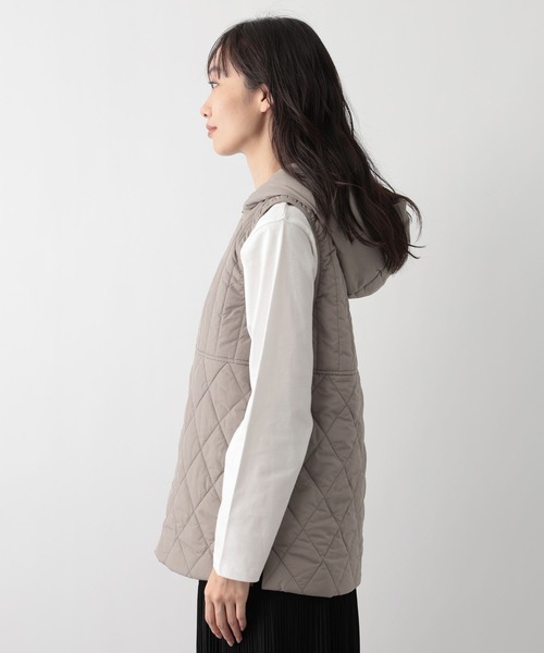 FOUND GOOD(ファウンドグッド)の「エアサーマルライナーベスト(ベスト・レディース・ブラウン系3/ブラック・M/L/S)」の12枚目の写真