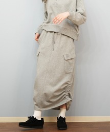 NEW ERA（ニューエラ）の「NEW ERA/ニューエラ スウェット カーゴスカート ロングスカート 14674695/14674696（スカート）」