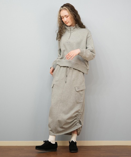 【CUNE】カーゴスカート 中古・古着通販】CUNE (キューン) カーゴスカートミニ ブラウン サイズ