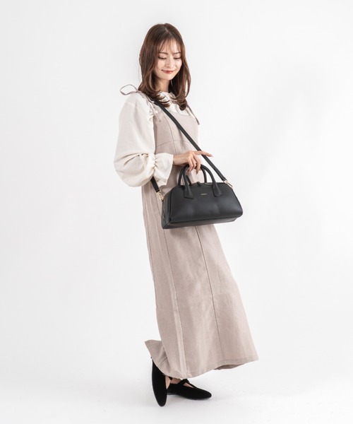 LORISTELLA(ロリステッラ)の「【LORISTELLA/ロリステッラ】2WAY レザー ボストンバッグ ショルダーバッグ LEA イタリア製(ショルダーバッグ・レディース・ベージュ系その他/ダークブラウン/ブラウン/ブラック・FREE)」の13枚目の写真
