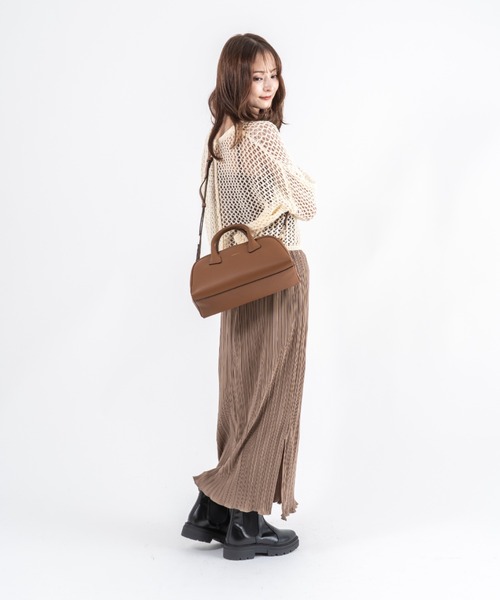 ロリステッラ　2ウェイ　ショルダー　ボストンバッグ　レザー LORISTELLA（ロリステッラ） ショルダーバッグ バッグ 「LORISTELLA