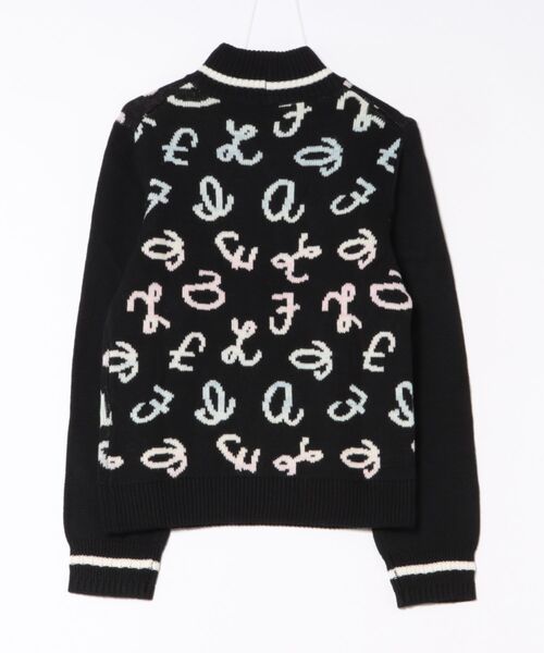 新品 フィラ ゴルフ ロゴジャガード ハイネック セーター ブラック/グレー M 新品 フィラ ゴルフ ロゴジャガード ハイネック セーター