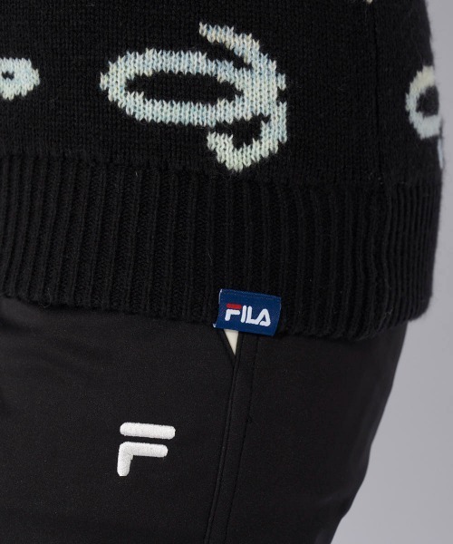 FILA GOLF(フィラゴルフ )の「【FILAGOLF/フィラゴルフ】レディースハイネックセーター|ストレッチニット|段染めデザイン ゴルフ(ニット/セーター・レディース・ブラック/オフホワイト・LARGE/X-LARGE/MEDIUM)」の16枚目の写真
