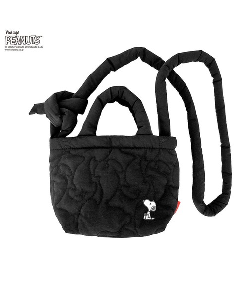 ROOTOTE(ルートート)の「IP.べビールー.キルト.ピーナッツ-0N(ショルダーバッグ・レディース・ブラック系1/ベージュ/ブラック系その他3/シルバー・FREE)」の2枚目の写真