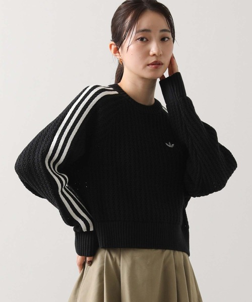 Gready Brilliant(グレディブリリアン)の「adidasメッシュニット(ニット/セーター・レディース・ブラック・FREE)」の4枚目の写真