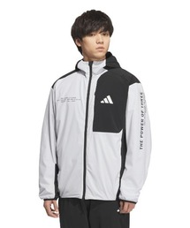アディダス adidas アディダスアダプテーション レギュラーフィット ストレッチ ウーブン フルジップ トラックトップ