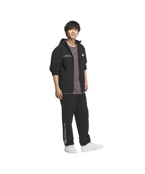 adidas(アディダス)の「アディダス adidas アディダスアダプテーション レギュラーフィット ストレッチ ウーブン フルジップ トラックトップ(ジャージ・メンズ・ブルー/ブラック/ライトグレー・S/M/LL/3L/L)」の11枚目の写真