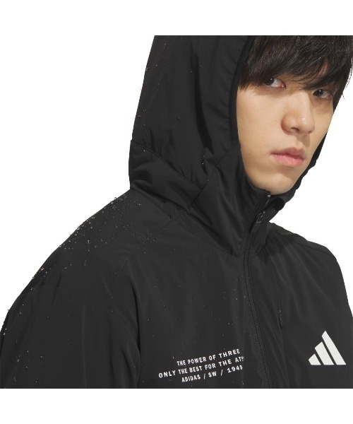 adidas(アディダス)の「アディダス adidas アディダスアダプテーション レギュラーフィット ストレッチ ウーブン フルジップ トラックトップ(ジャージ・メンズ・ブルー/ブラック/ライトグレー・S/M/LL/3L/L)」の12枚目の写真