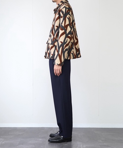 made in standard （メイドインスタンダード）の「MADE IN STANDARD メイドインスタンダード / ACTIVE ZIP-UP SHORT JACKET（ミリタリージャケット・メンズ・カーキ/グレー・MEDIUM/LARGE）」の5枚目の写真