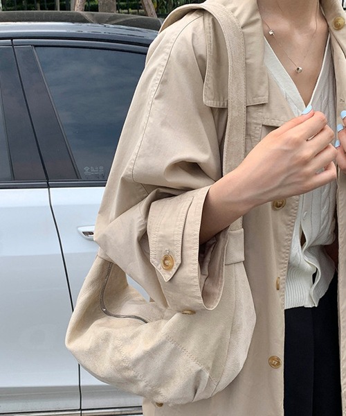 HALEY PESCA(ヘーリーペスカ)の「HALEY PESCA/フェイクスエード ヴィンテージショルダーバッグ(ショルダーバッグ・レディース・イエロー/ブラウン/レッド/ブラック/アイボリー・FREE)」の10枚目の写真