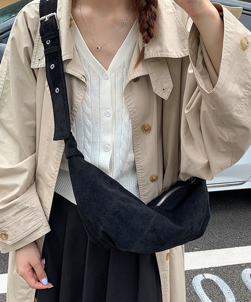 HALEY PESCA(ヘーリーペスカ)の「HALEY PESCA/フェイクスエード ヴィンテージショルダーバッグ(ショルダーバッグ・レディース・イエロー/ブラウン/レッド/ブラック/アイボリー・FREE)」の13枚目の写真