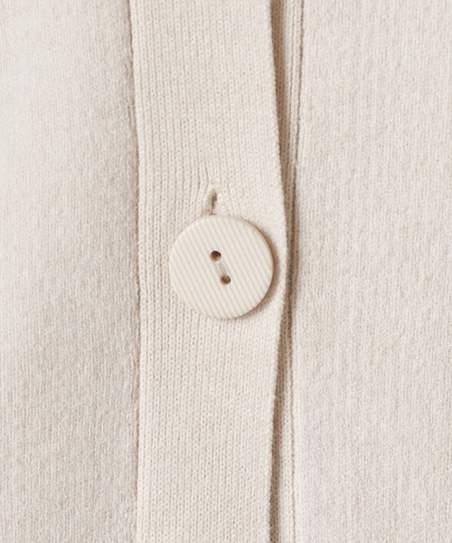 COLLAGE GALLARDAGALANTE（コラージュガリャルダガランテ）の「オープンカラーニットカーディガン（カーディガン/ボレロ・レディース・アイボリー/グリーン・FREE）」の21枚目の写真