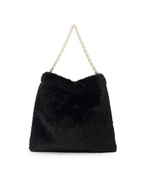 couture brooch（クチュールブローチ）の「フェイクファーチェーンバッグ（トートバッグ）」