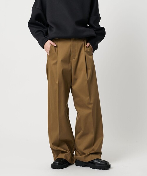 MARW UNITED ARROWS（マルゥ ユナイテッドアローズ）の「＜MARW UNITED ARROWS＞テーパード ワイド パンツ（その他パンツ・レディース・グレー系/オフホワイト/モカ・38/36/34）」の10枚目の写真