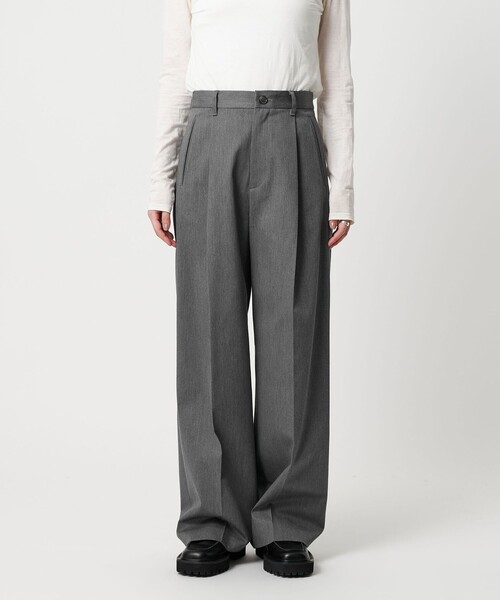 MARW UNITED ARROWS（マルゥ ユナイテッドアローズ）の「＜MARW UNITED ARROWS＞テーパード ワイド パンツ（その他パンツ・レディース・グレー系/オフホワイト/モカ・38/36/34）」の13枚目の写真