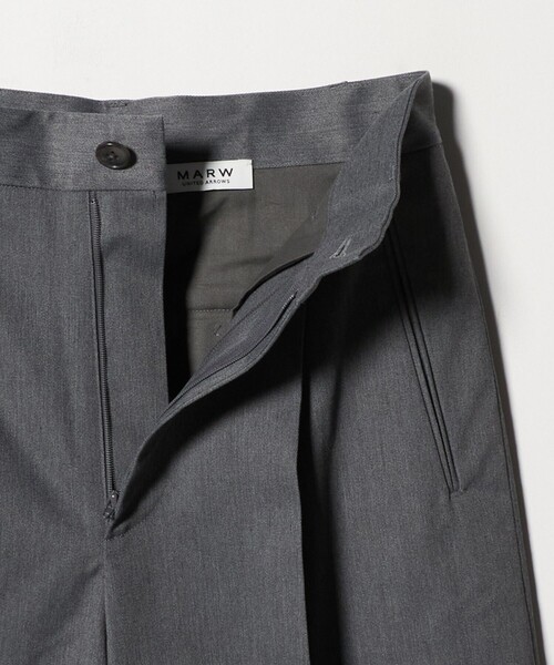 MARW UNITED ARROWS（マルゥ ユナイテッドアローズ）の「＜MARW UNITED ARROWS＞テーパード ワイド パンツ（その他パンツ・レディース・グレー系/オフホワイト/モカ・38/36/34）」の22枚目の写真