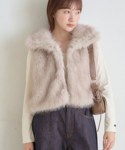 セール】[mline]ファーベスト（ベスト）｜mline（エムライン）の