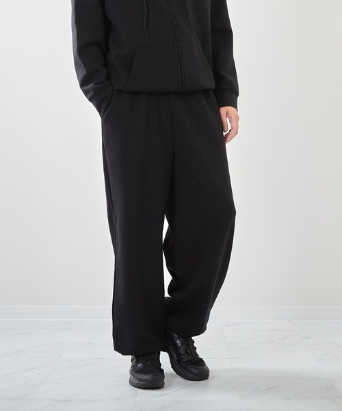VIBGYOR(ヴィブジョー)の「TCポンチワイドパンツ(CN)(スウェットパンツ・メンズ・杢グレー/ブラック/ライトグレー・X-LARGE/LARGE/MEDIUM)」の2枚目の写真