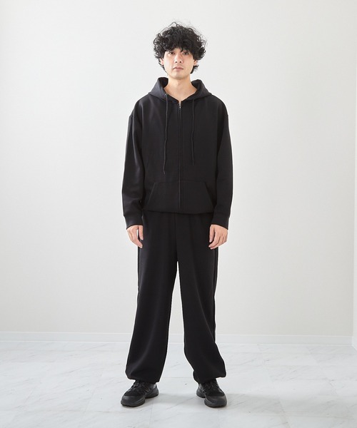 VIBGYOR(ヴィブジョー)の「TCポンチワイドパンツ(CN)(スウェットパンツ・メンズ・杢グレー/ブラック/ライトグレー・X-LARGE/LARGE/MEDIUM)」の8枚目の写真