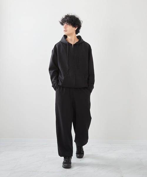 VIBGYOR(ヴィブジョー)の「TCポンチワイドパンツ(CN)(スウェットパンツ・メンズ・杢グレー/ブラック/ライトグレー・X-LARGE/LARGE/MEDIUM)」の9枚目の写真