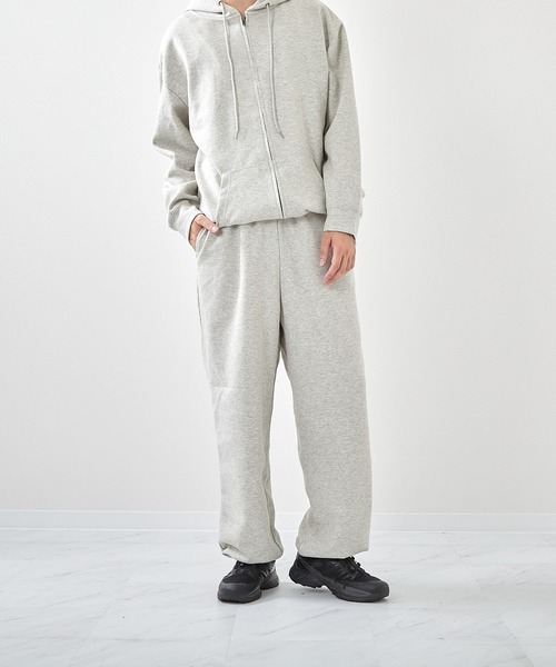 VIBGYOR(ヴィブジョー)の「TCポンチワイドパンツ(CN)(スウェットパンツ・メンズ・杢グレー/ブラック/ライトグレー・X-LARGE/LARGE/MEDIUM)」の11枚目の写真