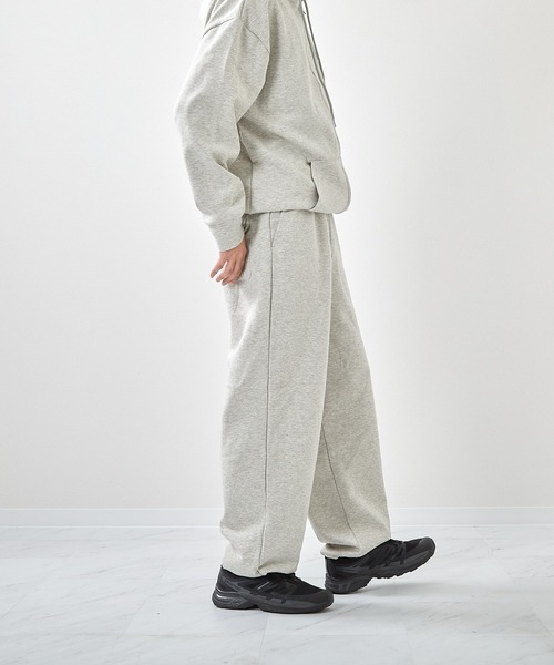 VIBGYOR(ヴィブジョー)の「TCポンチワイドパンツ(CN)(スウェットパンツ・メンズ・杢グレー/ブラック/ライトグレー・X-LARGE/LARGE/MEDIUM)」の13枚目の写真