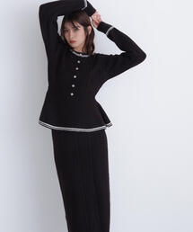 ナチュラルビューティー　セットアップ　ブラック セットアップ」に該当するNATURAL BEAUTY BASIC（ナチュラル