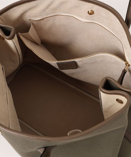 Cisei（シセイ）の「【CISEI/シセイ】キャンバストートバッグ（トートバッグ・メンズ・カーキ・フリー）」の4枚目の写真