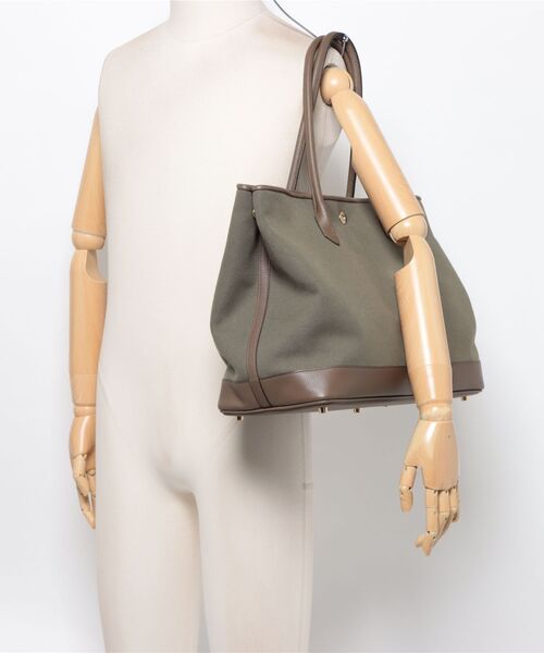 Cisei（シセイ）の「【CISEI/シセイ】キャンバストートバッグ（トートバッグ・メンズ・カーキ・フリー）」の5枚目の写真