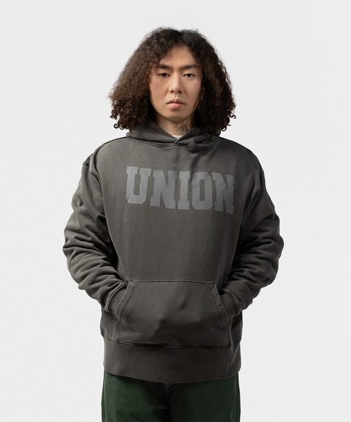UNION(UNION TOKYO)(ユニオン)の「UNION TOKYO P.E HOODIE ユニオントーキョー(パーカー・メンズ・ヘザーグレー/ブラック・L/M)」の6枚目の写真